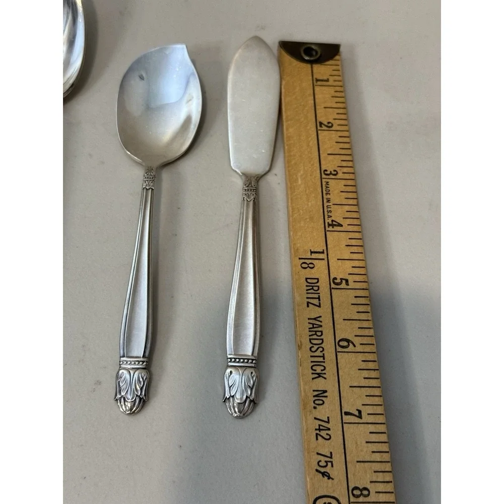 Vintage Danish Princess Silverplate 5-Piece Serving Set - Pristine Condition